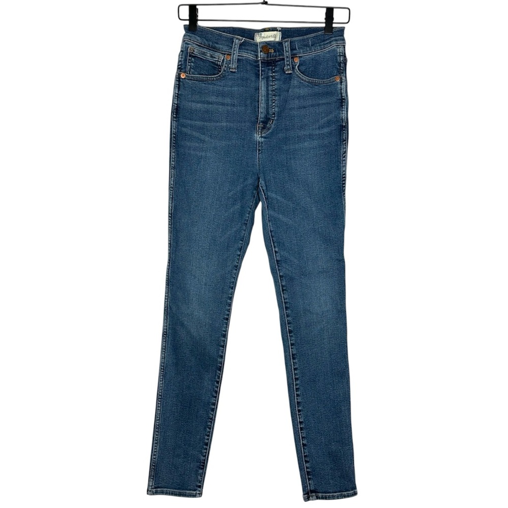 Madewell 10” High Rise Skinny Jeans Size 27 Classic Blue Wash